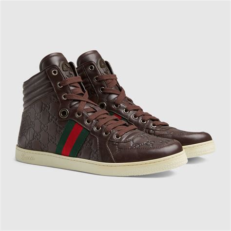 high top mens high top gucci shoes|gucci high top sneakers men's.